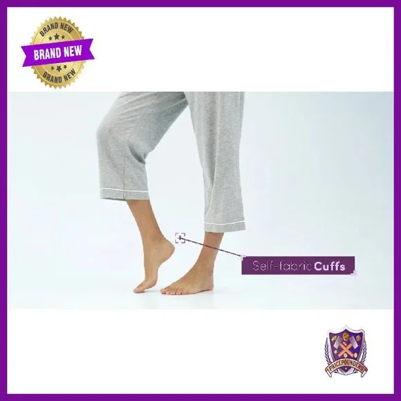 Soft Piped Button-Down Sleep Set - Cozy Two-Piece Pajamas